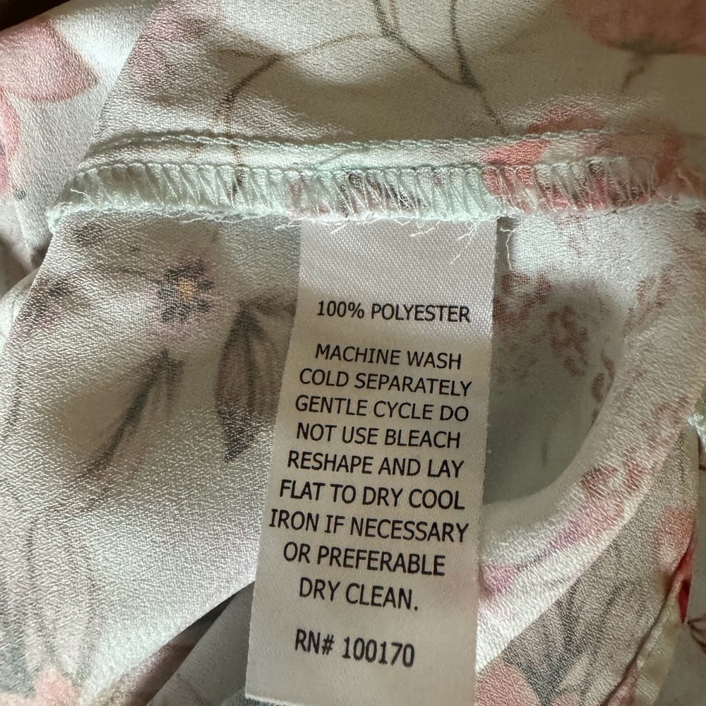 Tabitha Webb floral print blouse Size Large - Picture 8 of 9